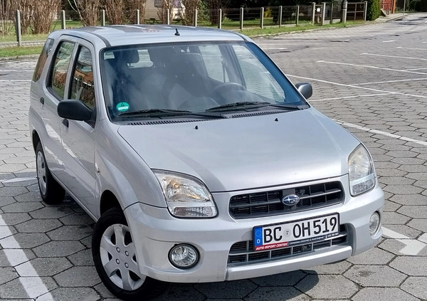 Subaru Justy cena 14400 przebieg: 154000, rok produkcji 2004 z Opalenica małe 352